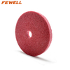  High quality 100/150/200mm 4/6/8in Nonwoven abrasive disc nylon polishing wheel for metal stainless steel
