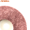 100x16mm 4in nylon Abrasive Buffing surface grinding Non Woven fiber Polishing wheel For Stainless Steel metal