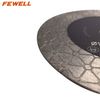Premium Quality 125mm Triangle Turbo Diamond Granite Blade Double Sided Diamond Cutting And Grinding Disc for Ceramic Porcelain
