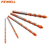 High quality 6/8/10/12mm Triangle shank plastic tube package carbide drill bit for tile glass