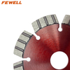  High quality Laser welded 115/125*12*22.23mm 4.5/5inch diamond segmented turbo saw blade for cutting concrete