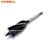High quality 10 12 14 16 18 20 22 25mm 4 Flutes hex shank Auger drill bit set for wood hole cutter