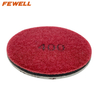 DIY 3inch 80mm 400# diamond polishing Pads for slabs quartz stone ceramic concrete floor