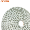 High quality 4inch 100mm 3 step diamond polishing Pads for terrazzo ceramic marble concrete granite 
