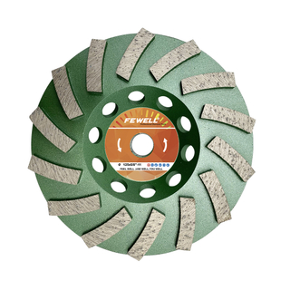 High quality cold Press 5" 125*5/8"-11 diamond grinding cup wheel for grinding granite concrete floor