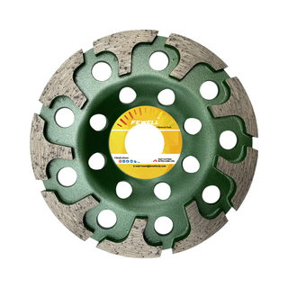 DIY cold Press 4.5inch 115*22.23mm diamond grinding cup wheel for grinding concrete floor blocks