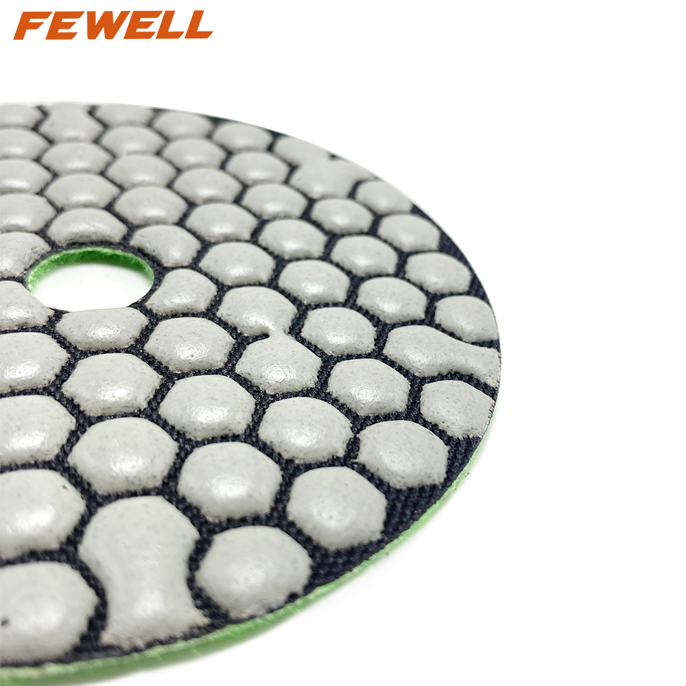 High quality 4inch 80mm 50# 100# 200# 400# 800# 1500# 3000# 7step Diamond polishing Pads for dry grinding Ceramic Tiles Granite terrazzo 