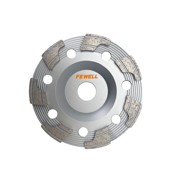 5" New Shape Cold Press 5inch 125*22.23mm Abrasive Disc Diamond Grinding Cup Wheel for Grinding Concrete