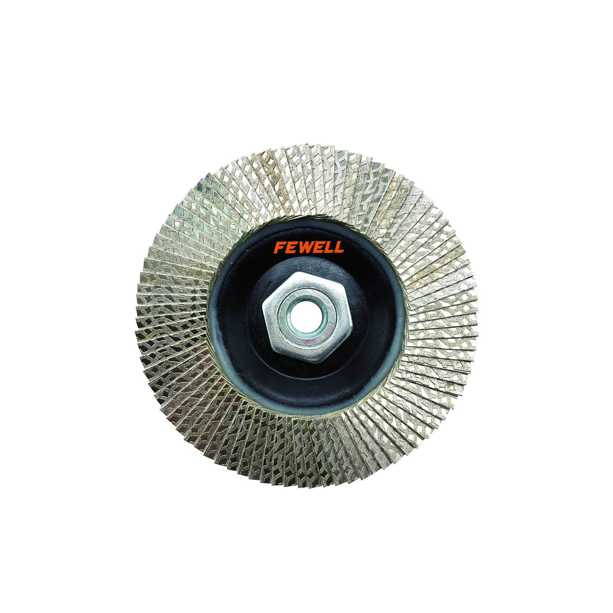 4.5inch 115mm 120# Plastic Matrix Electroplated Diamond Flap Disc Polishing Grinding for Tiles Ceramic Glass Stone