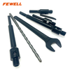 High quality 5pcs 42 52 68 82 102 laser welded diamond core drill bit set M16 thread for granite reinforced concrete