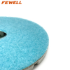 High quality 4inch 5inch 100mm 125mm diamond turbo polishing Pads for stone marble concrete granite 