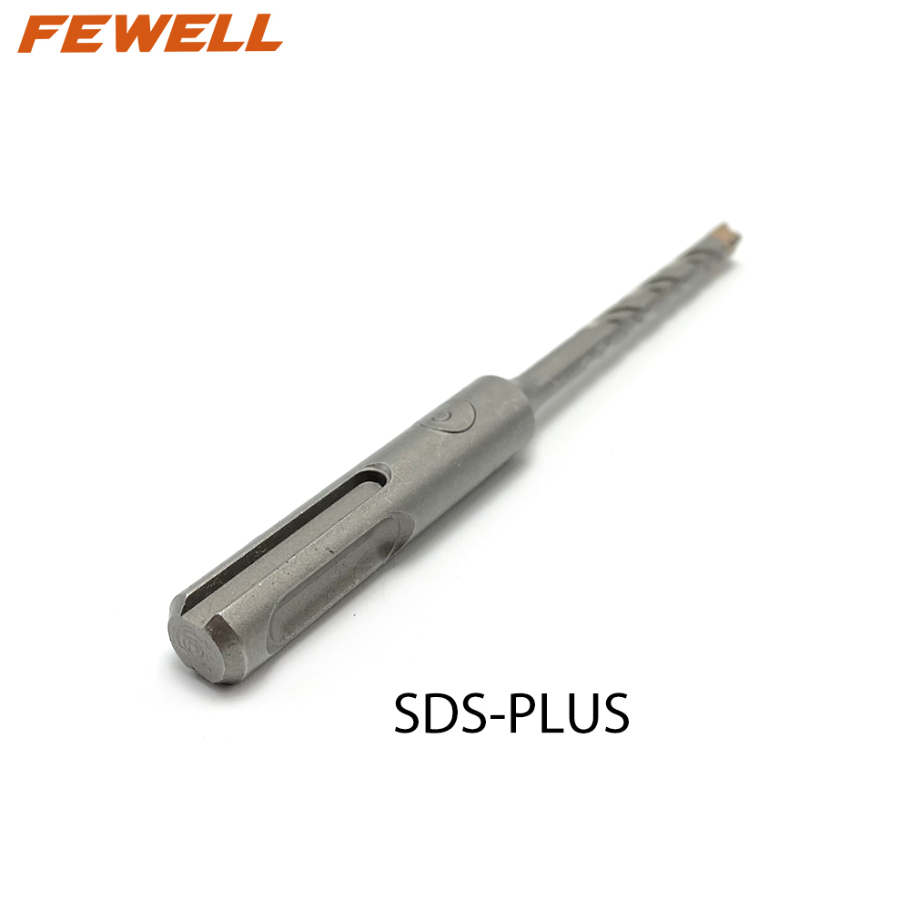 Premium grade sds-plus cross tip 5-14mm hammer drill bit for drilling concrete granite rock