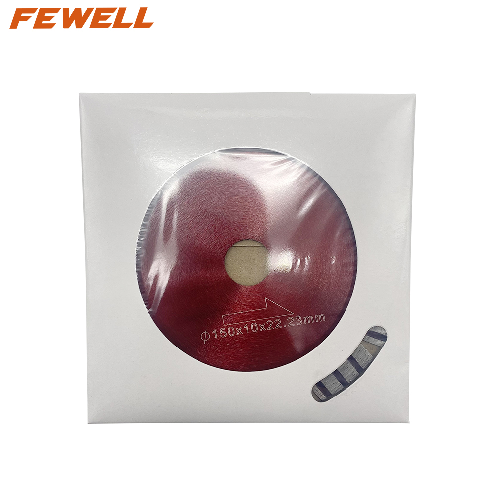 High quality Laser welded 6-14inch 150/230/250/350*10mm segmented turbo diamond saw blade for cutting concrete beton reinforced concrete