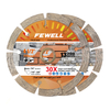 Premium Quality 115-125mm Cold Press Disc 10mm Height Segmented 4.5-5 Inch Diamond Saw Blade for Cutting Stone, Brick, Block, Masonry And Concrete