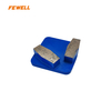 Double Hexagonal Segments Diamond Grinding Pads Double Abrasive Block for Stone Concrete Floor Polishing