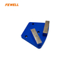 Trapezoid Metal Bond Diamond Double Abrasive Block Grinding Pads Grinding Discs for Stone Concrete Floor Polishing