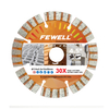 High quality Hot press 4.5inch 114*2.2*12*20mm segmented turbo diamond saw blade for cutting stone bricks block general purpose