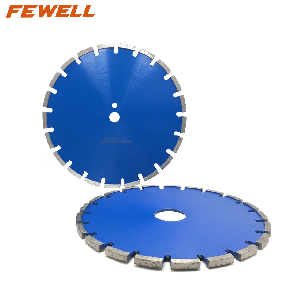 Laser Welded 10mm Thickness 14in 350*10*25.4mmmm Crack Chaser Diamond Tuck Point Saw Blade for Cutting Concrete