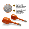 High quality vacuum Brazed 6/8/10/13/16/19/25/35mm 5/8-11 diamond core drills hole saw core for drilling porcelain tile ceramic marble
