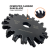 Tungsten carbide v groove 120x15/17x22.23mm saw blade plates for heating warming floor fermacell