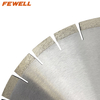 DIY Silver brazed 14inch 400*15*60mm segmented silent steel diamond saw blade for cutting granite