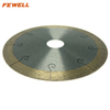 High quality Hot Press 5、8、9、10inch 125-250*10mm J-slot continuous rim diamond saw blade for cutting ceramic tile marble porcelain