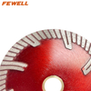 High quality Hot Pressed 4/6inch 105/150*8mm GU turbo diamond saw blade for cutting concrete