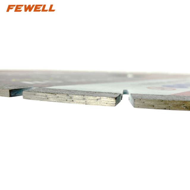 Premium quality 14/16inch 350/400*15/20*60 with 50mm ring Silver Brazed silent steel core arix segment diamond saw blade for cutting granite