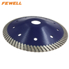 High quality Hot Press 6/7inch 150/180*2.8*10*22.23mm diamond turbo bowl saw blade for cutting granite