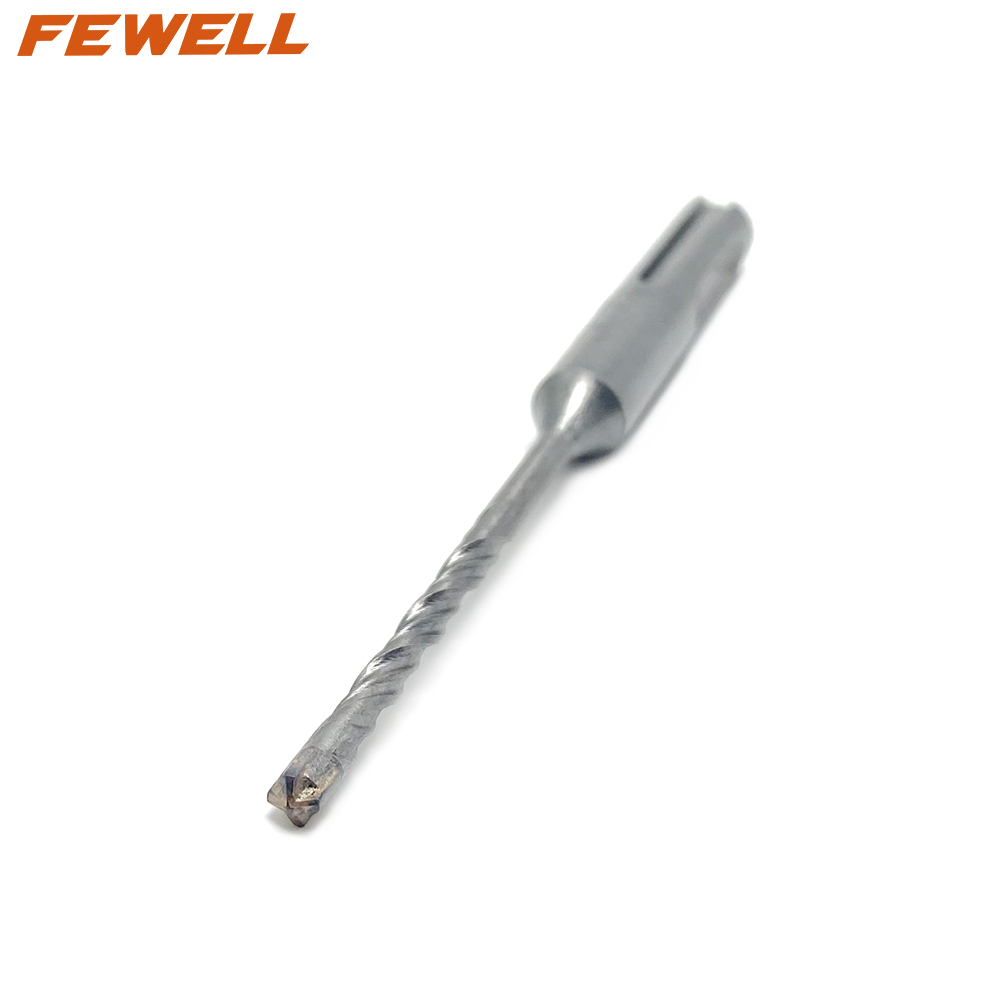 High quality Cross Tip SDS plus 4*110mm Double Flute Electric hammer Drill Bit for Concrete wall hard stone rock Granite