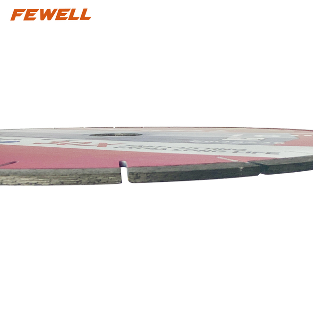 Premium quality 14in 350/400*12*60mm silver brazed diamond saw blade for cutting quartz stone