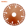 High quality Vacuum Brazed Segmented 4-5inch 100-125mm multi purpose Diamond saw Blade for Granite marble brick metal stainless steel