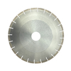 High quality 14/16inch 360*10*60mm silver brazed silent steel diamond saw blade for cutting quartz stone