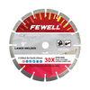 Premium quality laser welded 9/14inch 230/350*12mm segmented diamond saw blade for cutting concrete 