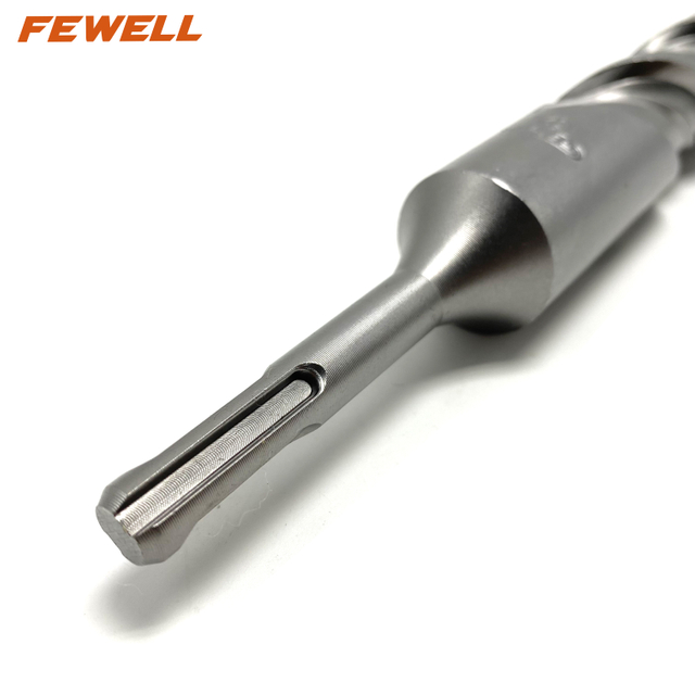 High quality SDS Plus Carbide Single Tip 32*500/600/800/1000mm Double Flute Electric Hammer Drill Bit for Concrete wall Masonry Stone Granite