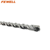 High quality SDS Plus Carbide cross Tip 8mm Double Flute Electric rotory Hammer Drill Bit for Granite Concrete wall Masonry rock