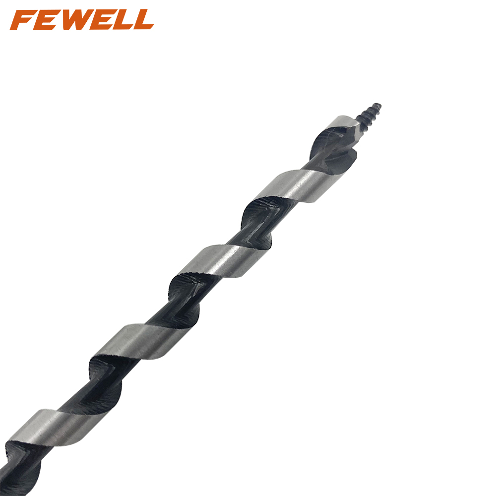 High quality 8/12/14/16/18/25mm high grade hex shank woodworking carbon steel auger drill bit for quick drilling wood