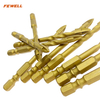 High quality 6/8/12mm diameter spiral hex shank cross arrow tip spiral glass tile drill bit