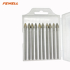 High quality 6/10mm round shank glass drill bit