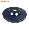 High quality Silver Brazed 4/4.5/5/7inch 100/115/125/180*5*22.23mm diamond turbo cup wheel for grinding stone concrete