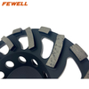 High quality 5inch 125/130*5mm Silver Brazed diamond cup diamond grinding wheel for concrete stone