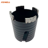 Hot sale 68*10*101*M16 laser welded diamond segments core drill bit for dry cutting reinforced concrete,rebar beton