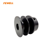 Gasoline Engine Iron Pulley Double Groove 20mm/28mm Bore 52mm Outer Diameter