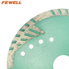 High quality Cold Press sintered 5inch 125*2.5*8*22.23mm MG turbo diamond saw blade with protective teeth for cutting concrete beton