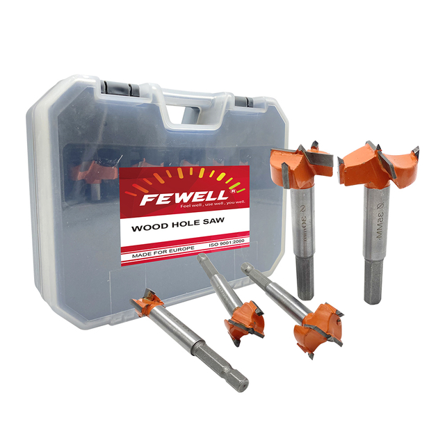 High quality 5PCS 15 20 25 30 35mm TCT wood hole saw set