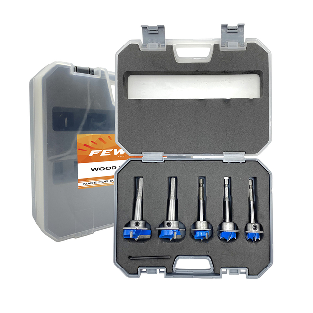 High quality 5PCS 15 20 25 30 35mm wood hole saw set 