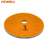 High quality 4inch 100mm 3 stepdiamond polishing Pads for wet polishing ceramic marble concrete granite 