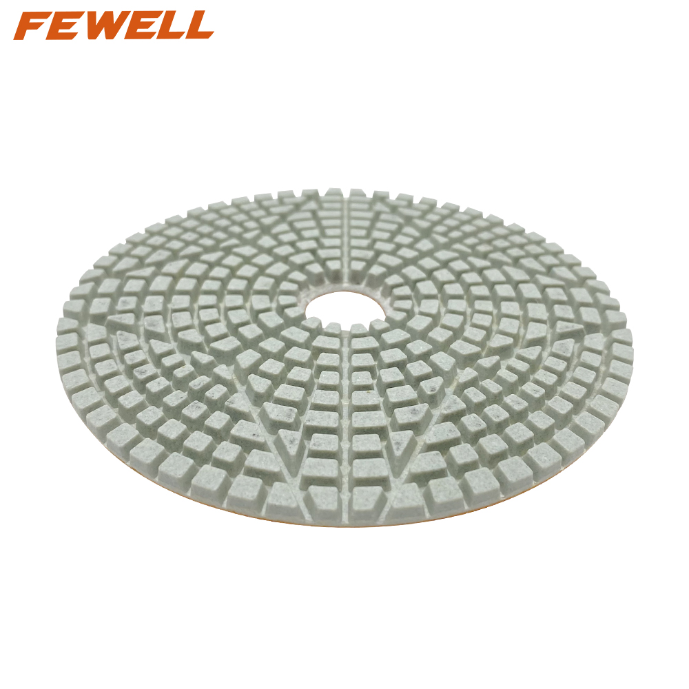 High quality 4inch 100mm 3 step diamond polishing Pads for terrazzo ceramic marble concrete granite 