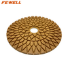 High quality 4inch 80mm 50# 100# 200# 400# 800# 1500# 3000# 7step Diamond disc polishing Pads for Ceramic Tiles Granite terrazzo 