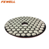 4inch 100mm 7 step dry diamond abrasive polishing Pads for ceramic marble concrete granite stone